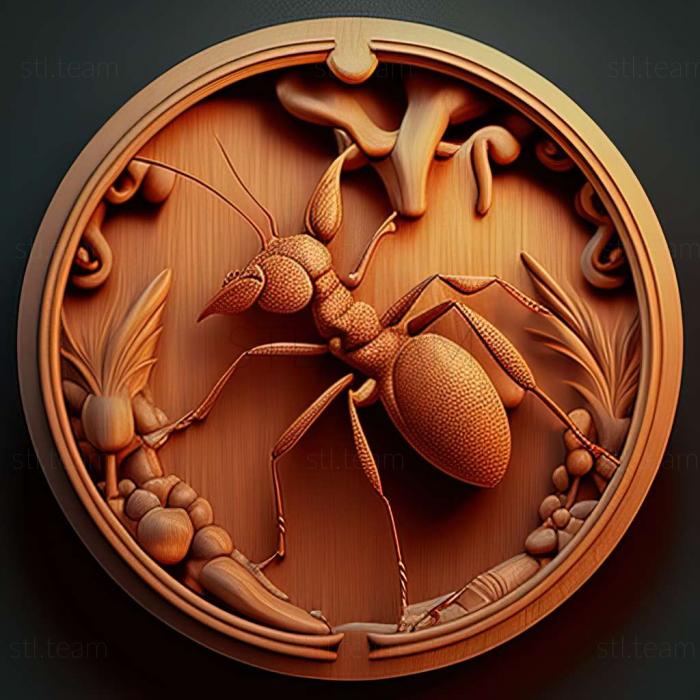 3D модель Pheidole aequiseta (STL)